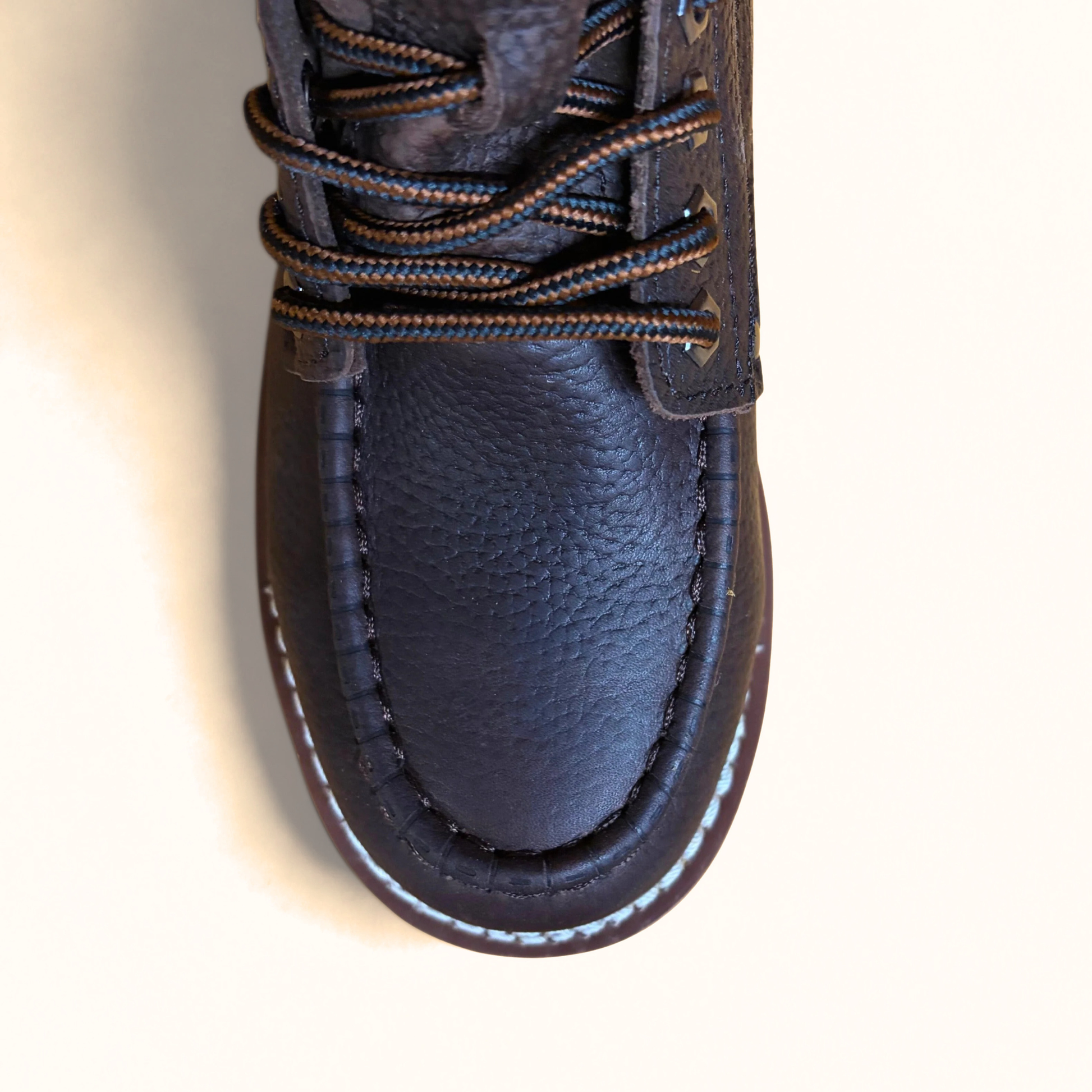 Tractor 811R Leather Work Boot toe detail