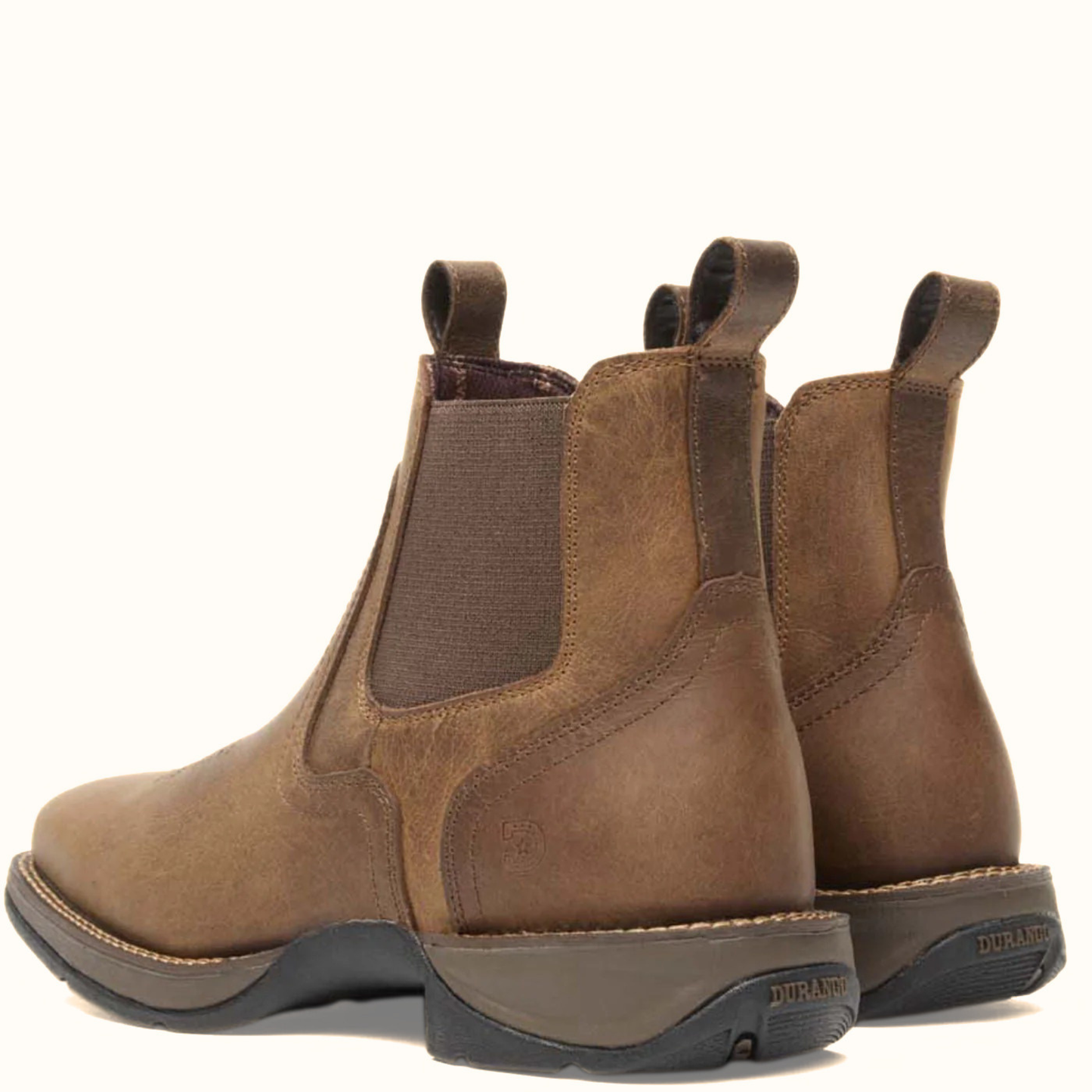 Durango Red Dirt Rebel Chelsea Boot back view with pull tabs