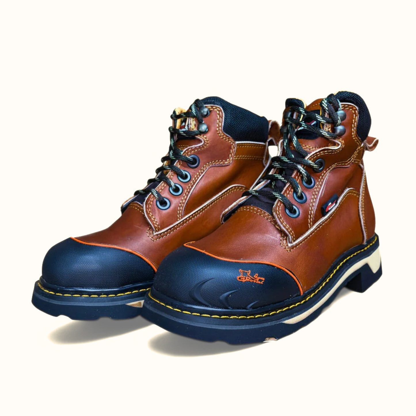 Cerro 620 Napa Nuez CA Puntera Acero Work Boot pair view