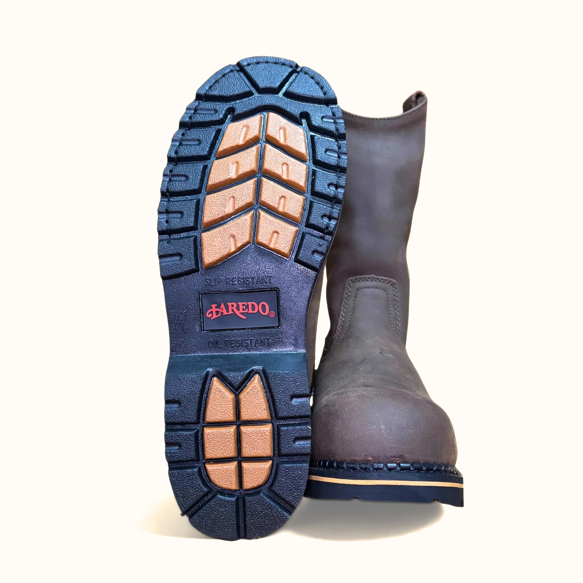Laredo Rake Western Work Boot outsole tread detail