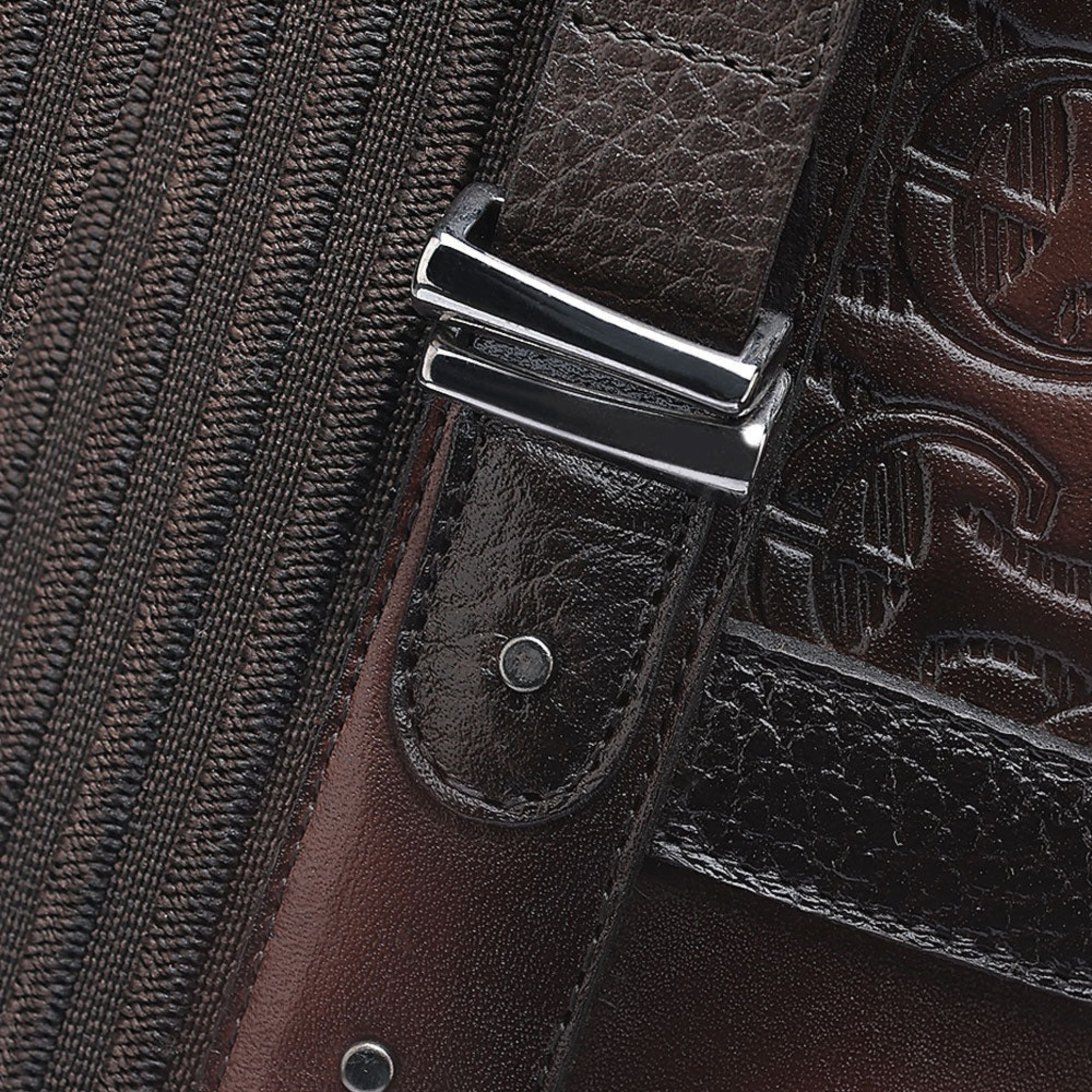 Cuadra Women’s Brown Leather Riding Boots buckle detail