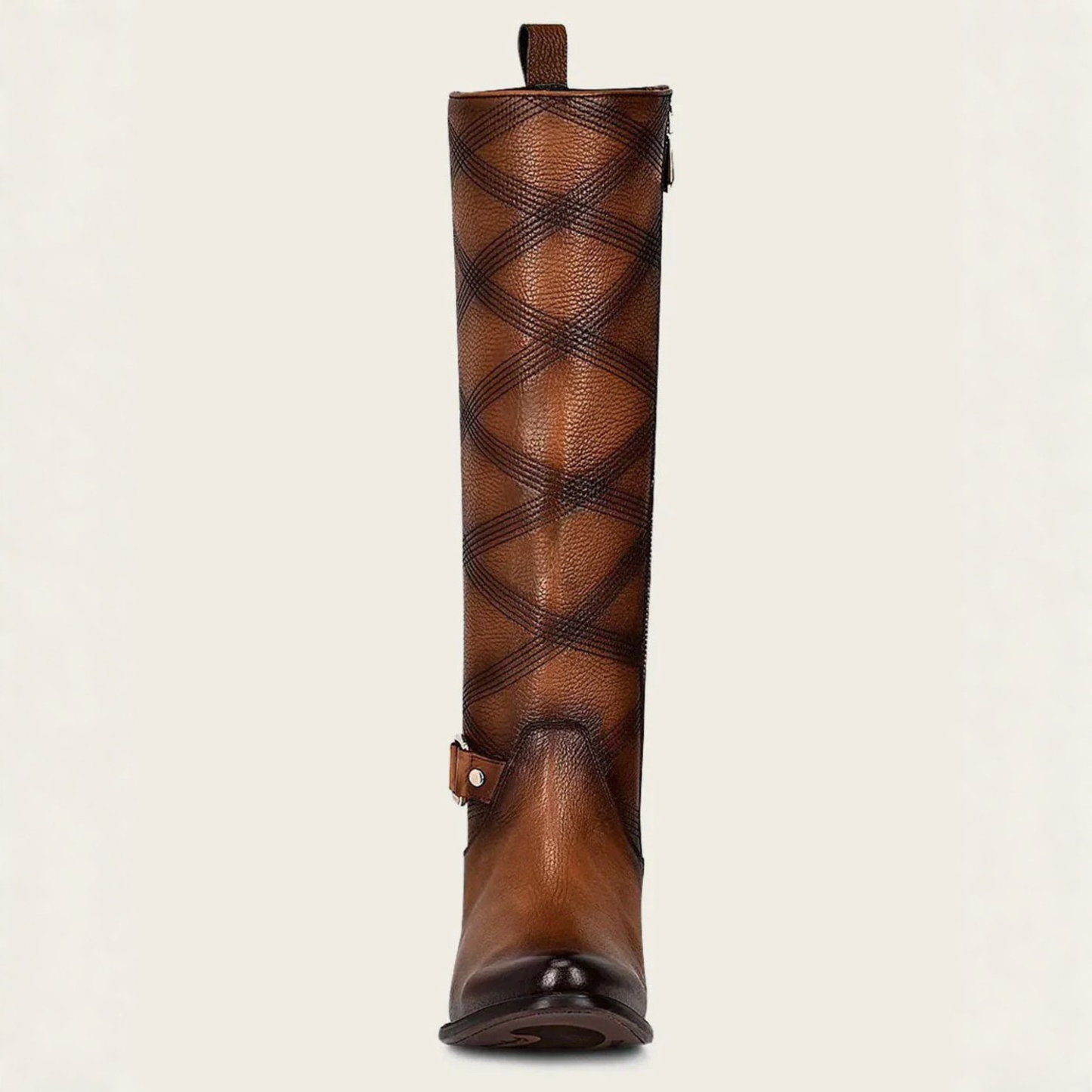 Cuadra Women’s Honey Embroidered Riding Boots front profile