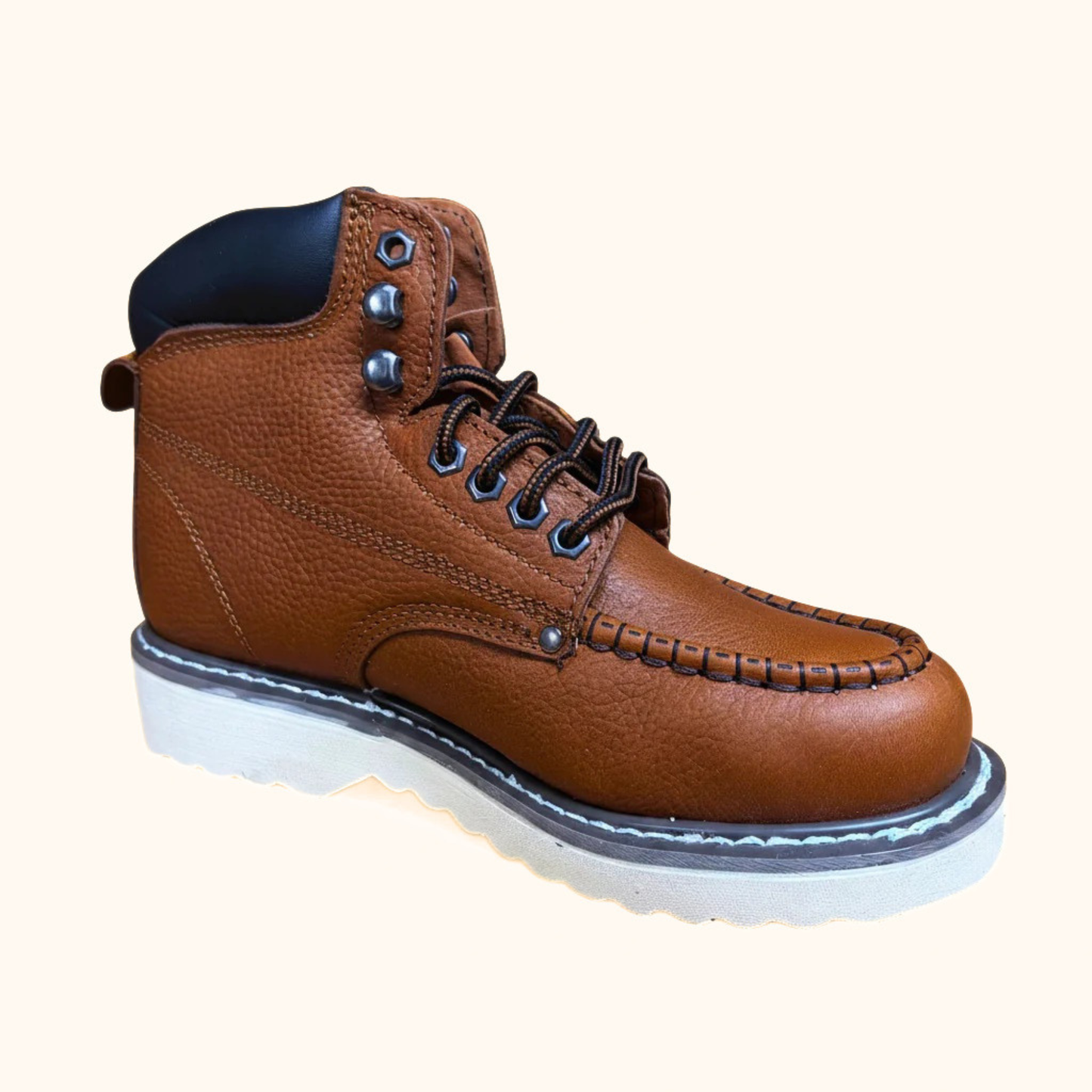 Tractor 1011P men’s leather work boot opposite angled view