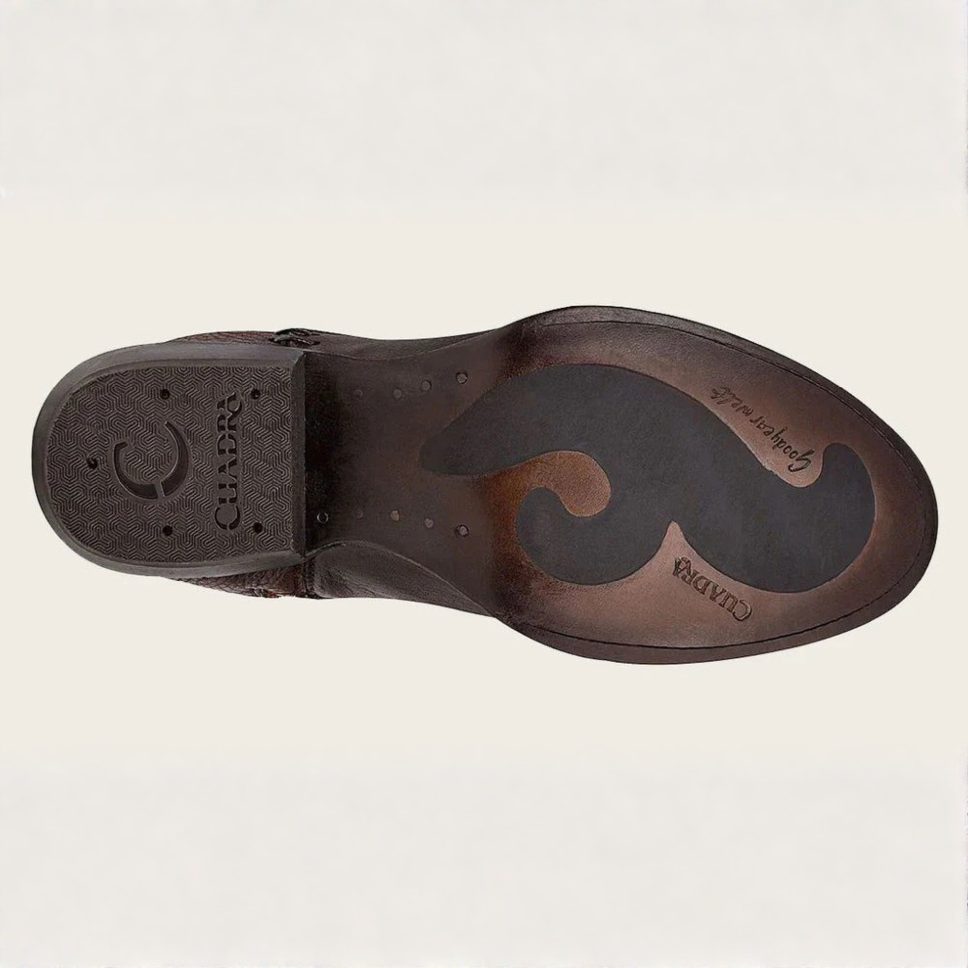 Cuadra Women’s Honey Embroidered Riding Boots outsole view