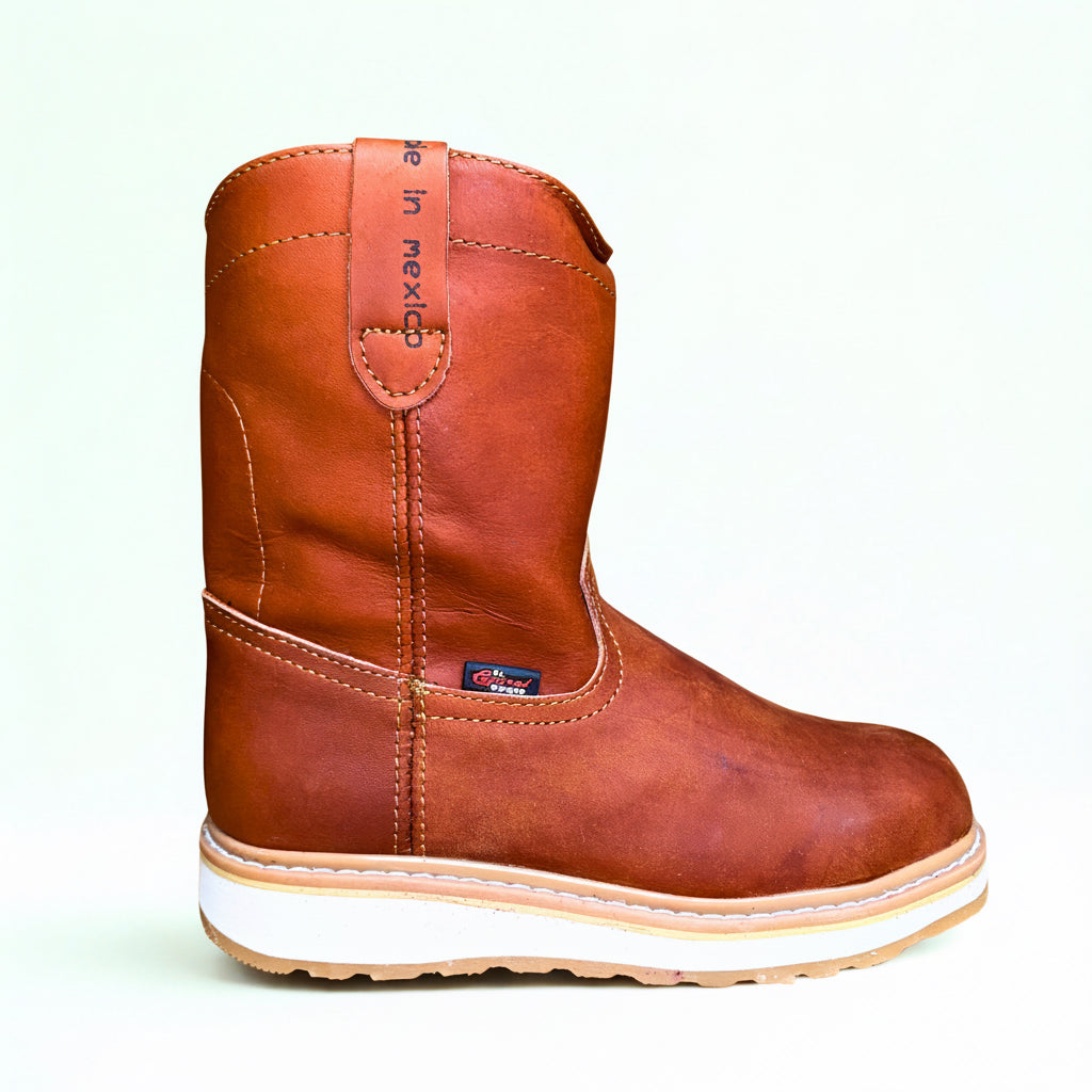 Bota de trabajo con puntera y casco de seguridad Cerro 805 Rooper Piel Nuez