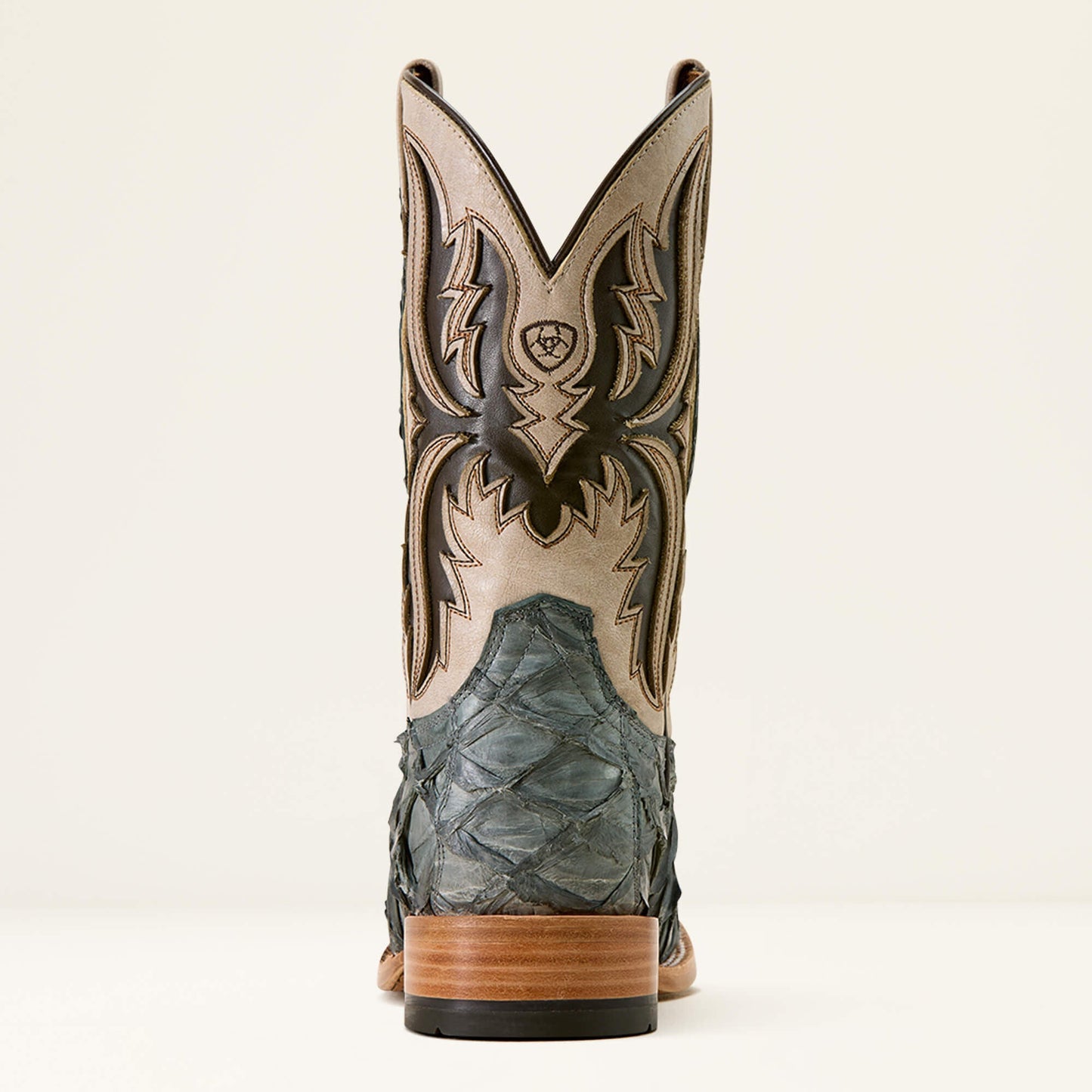 Ariat Ashwood Wide Square Toe Cowboy Boot rear view