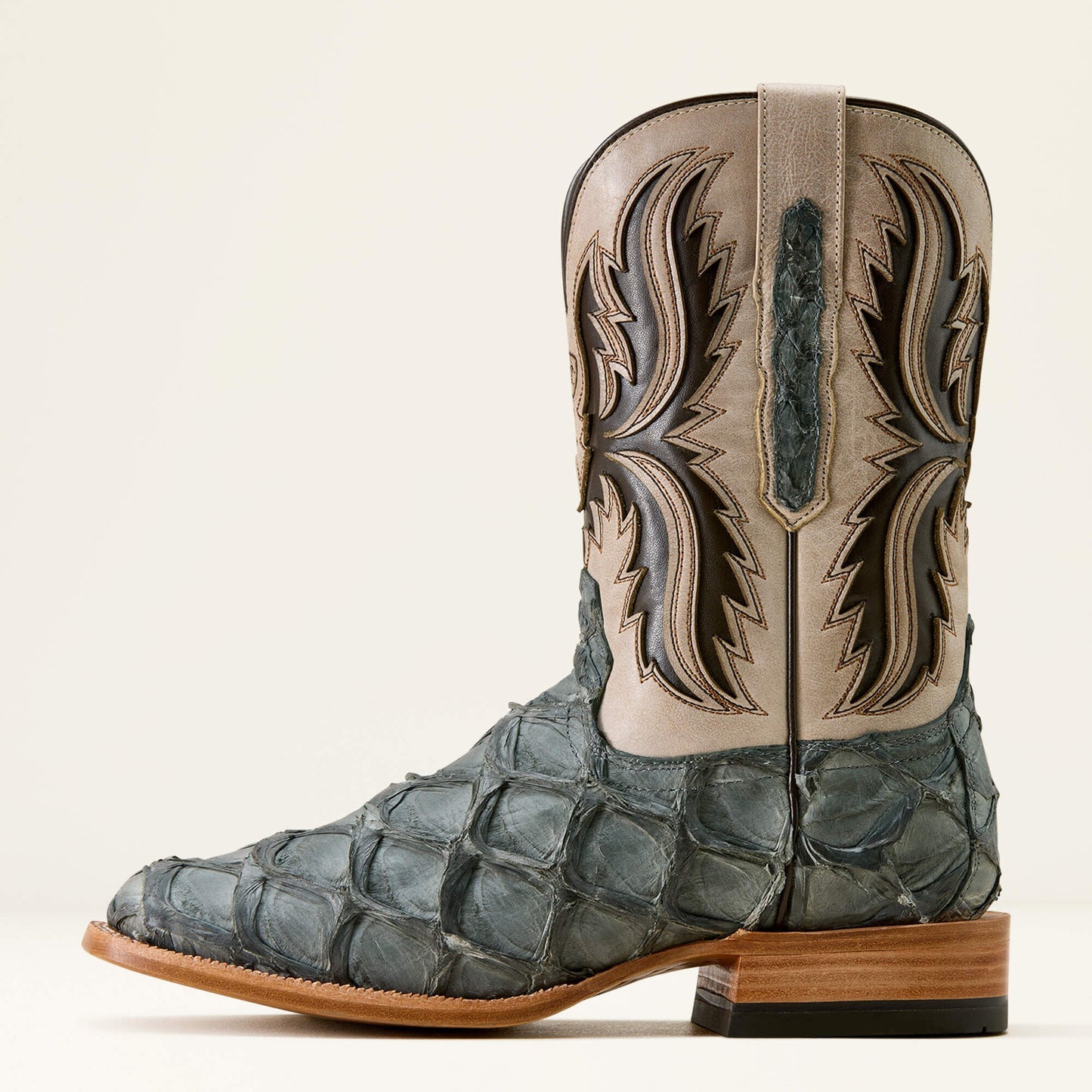 Ariat Ashwood Wide Square Toe Cowboy Boot side profile