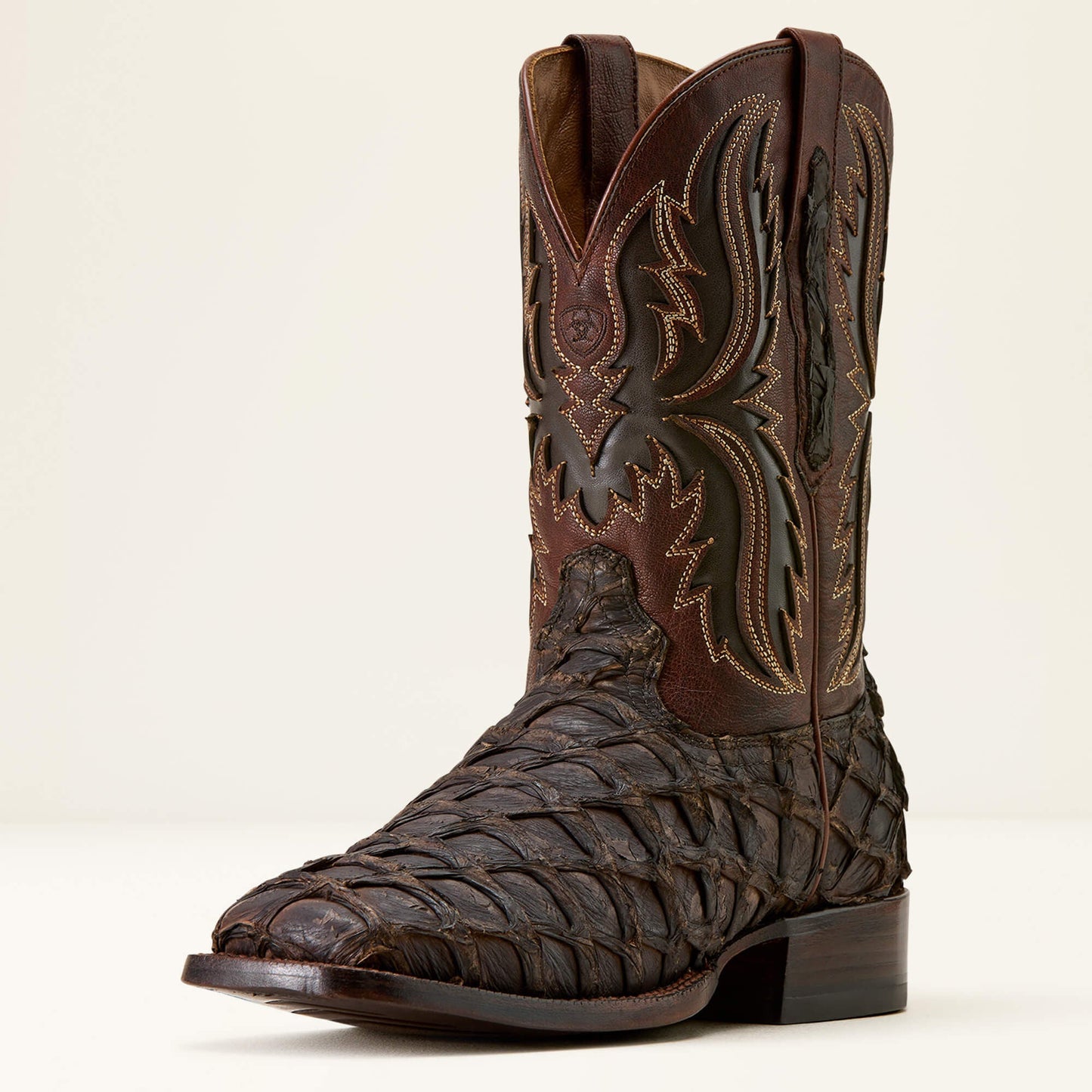 Ariat Ashwood Wide Square Toe Cowboy Boot front angle view