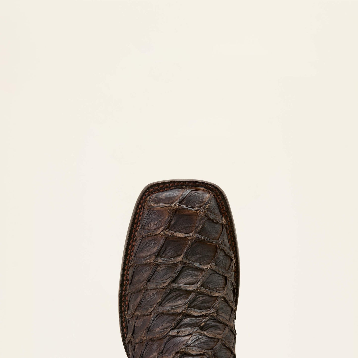 Ariat Ashwood Wide Square Toe Cowboy Boot toe profile