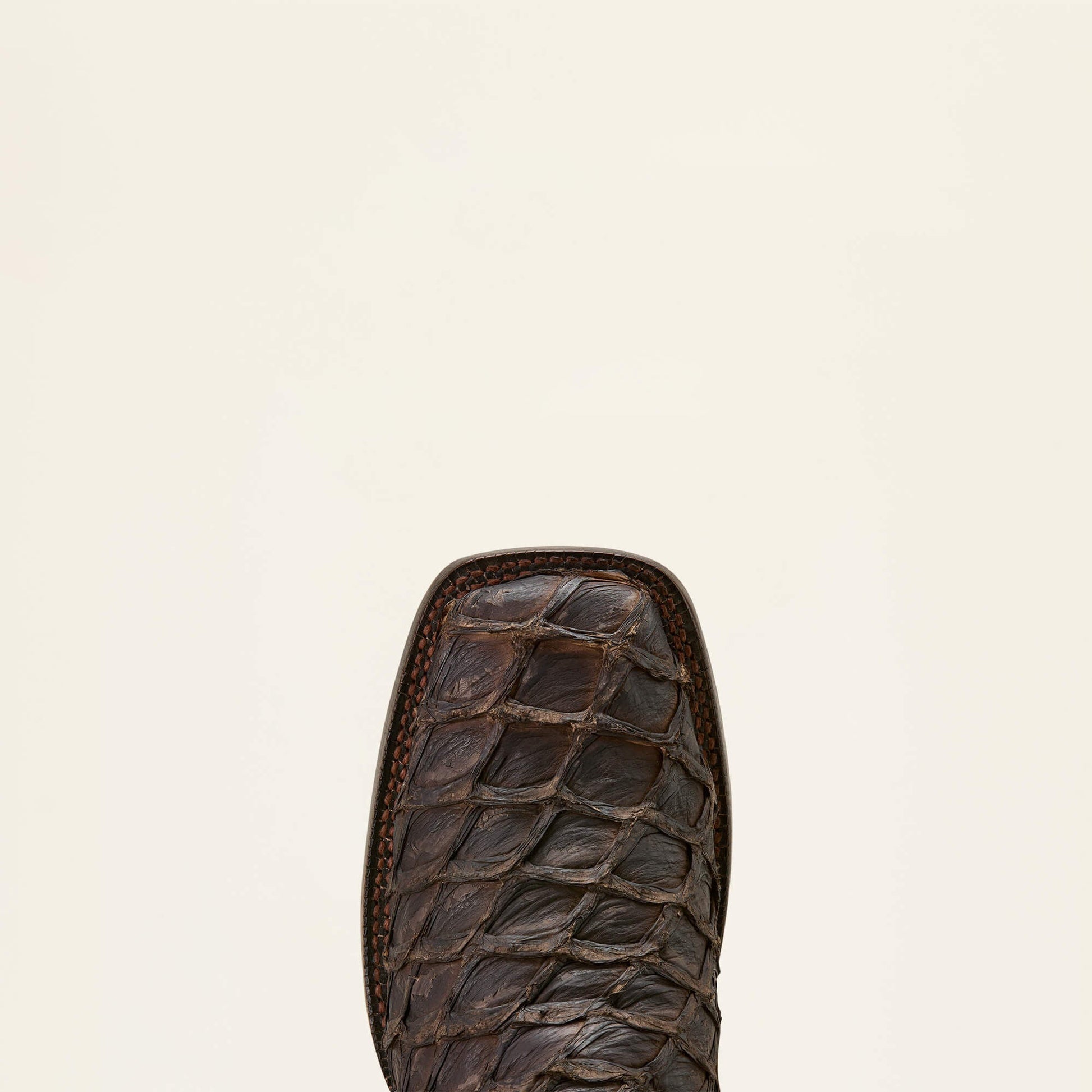 Ariat Ashwood Wide Square Toe Cowboy Boot toe profile
