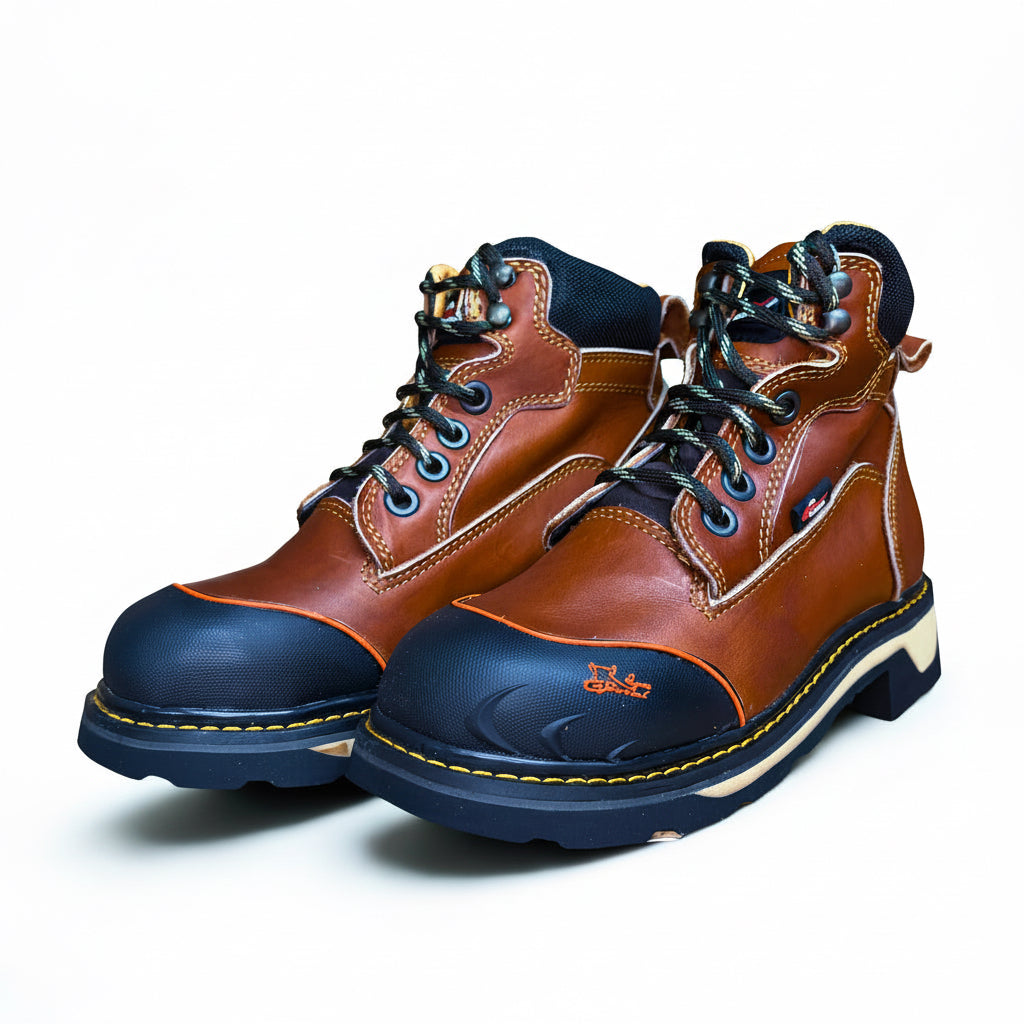 Cerro 620 Napa Nuez CA Puntera Acero Work Boot pair view
