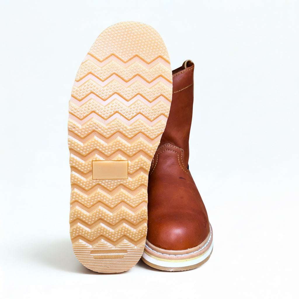 Bota de trabajo con puntera y casco de seguridad Cerro 805 Rooper Piel Nuez