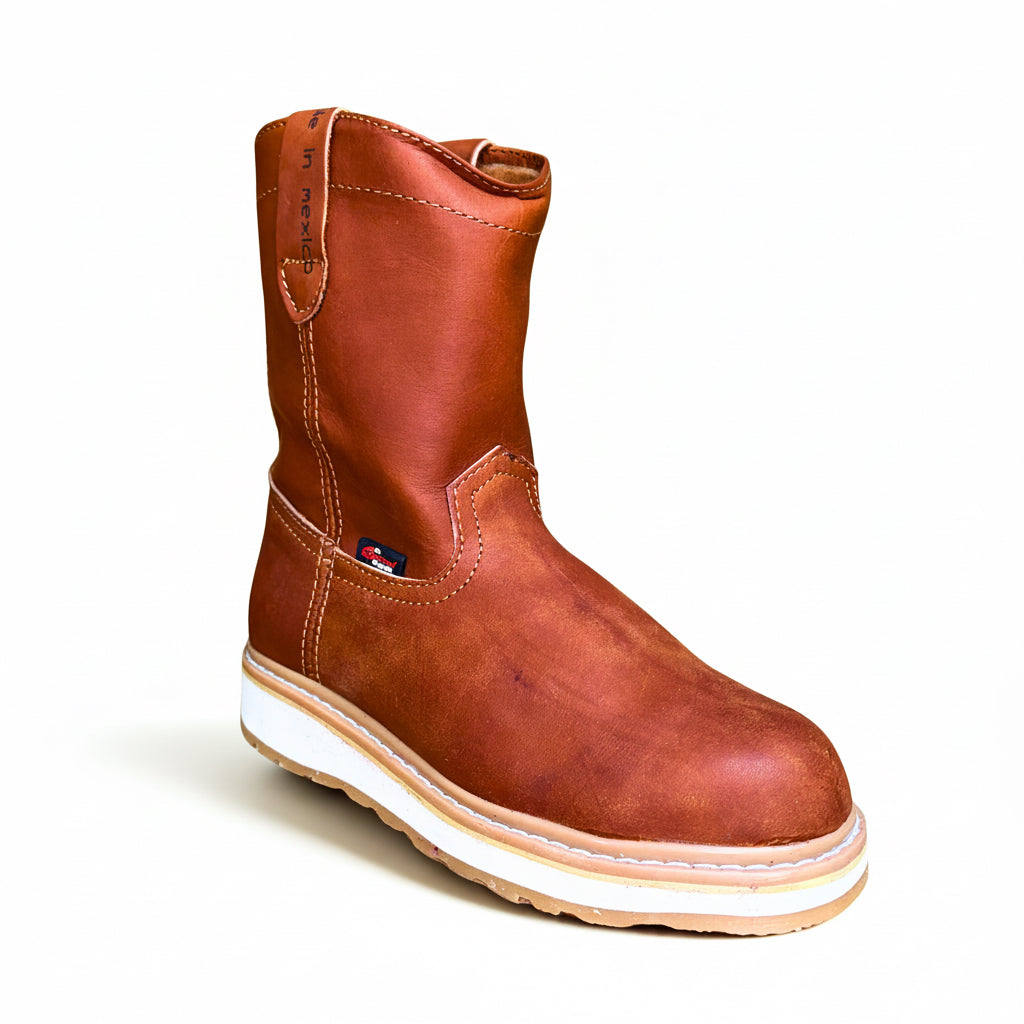 Bota de trabajo con puntera y casco de seguridad Cerro 805 Rooper Piel Nuez