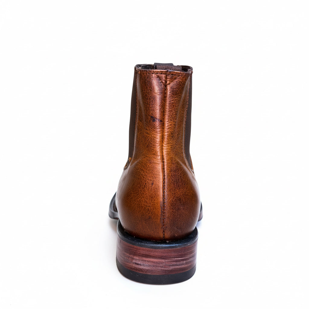 Cerro Flooter 1760 Whisky Cafe Square Toe Botin rear view
