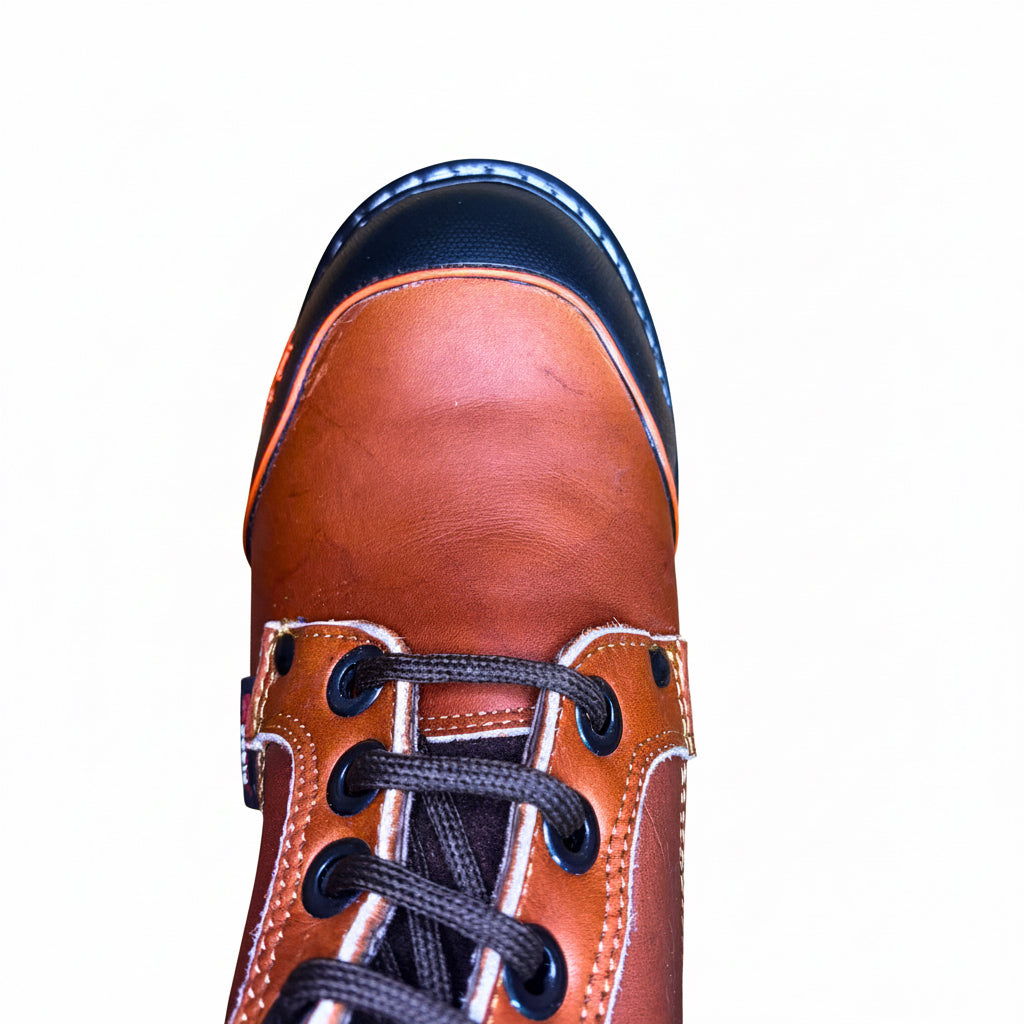 Cerro 750 Industrial steel toe work boot toe view