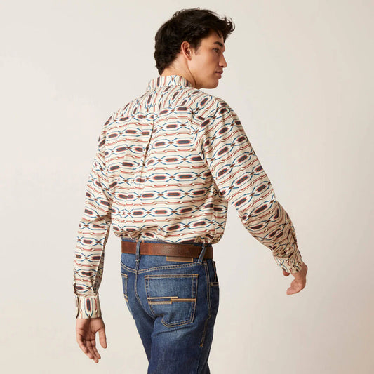 Camisa clásica con estampado Chimayo