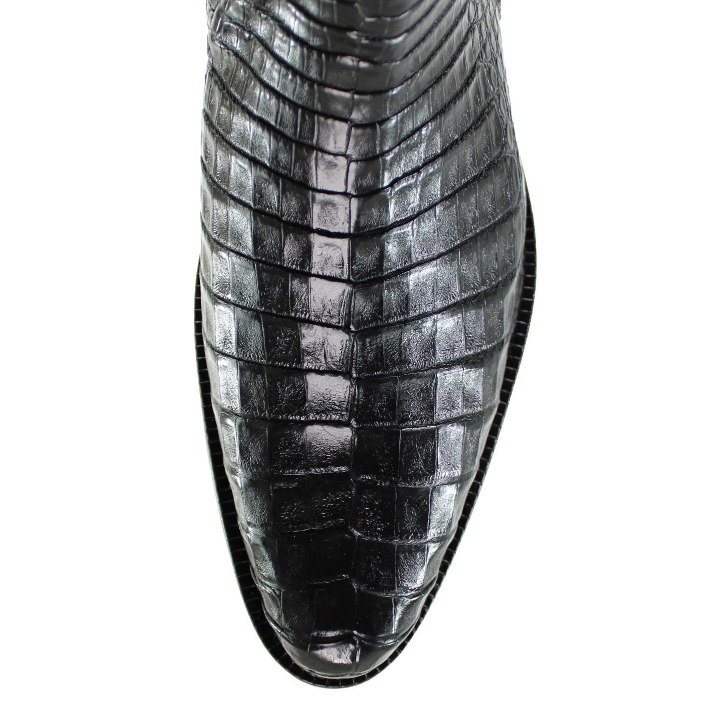 Caiman Zipper Round Toe Boot