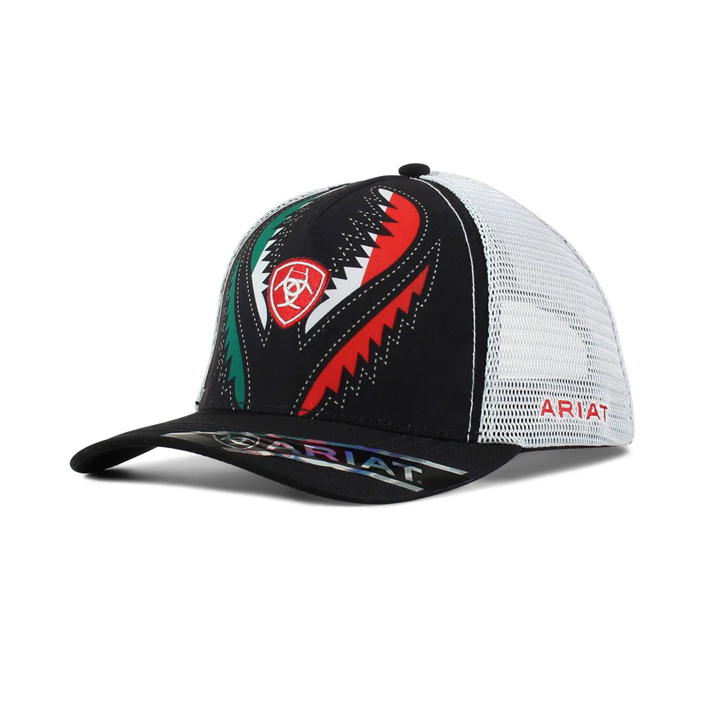 Wing Cutout Mexican Flag Cap
