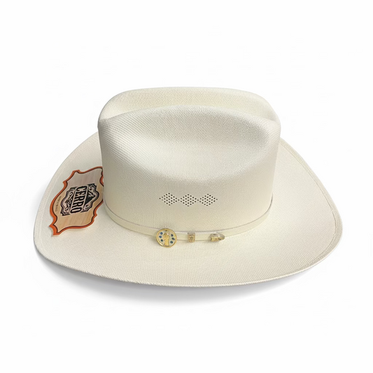 1000X San Judas White Hat Band Hat