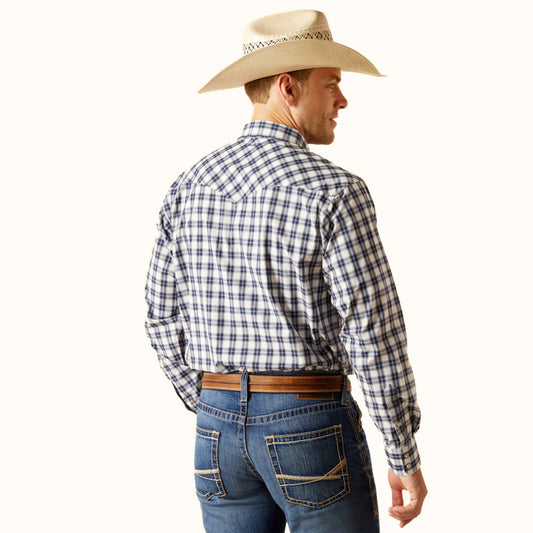 Ariat Pro Series Ezra Classic Fit Snap Western Shirt back view