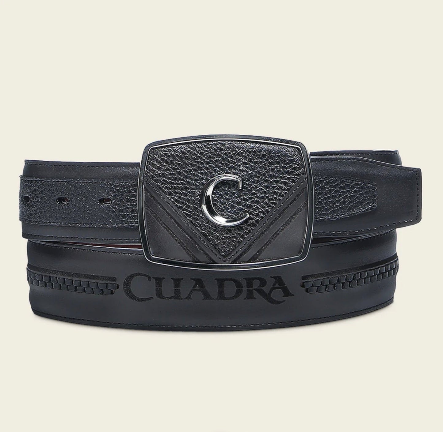 Black Deer Cowboy Belt