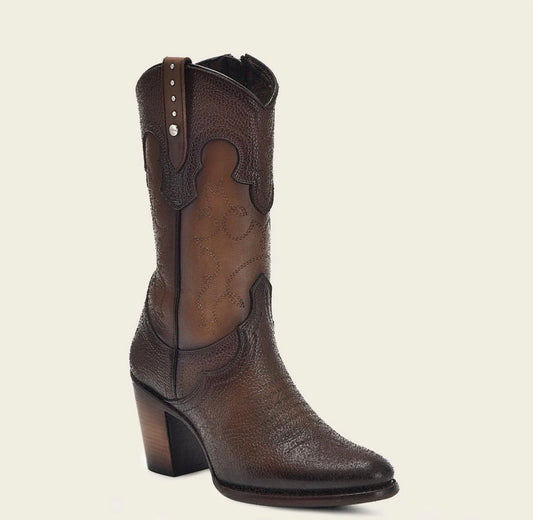 Western Style Brown Cowboy Boots