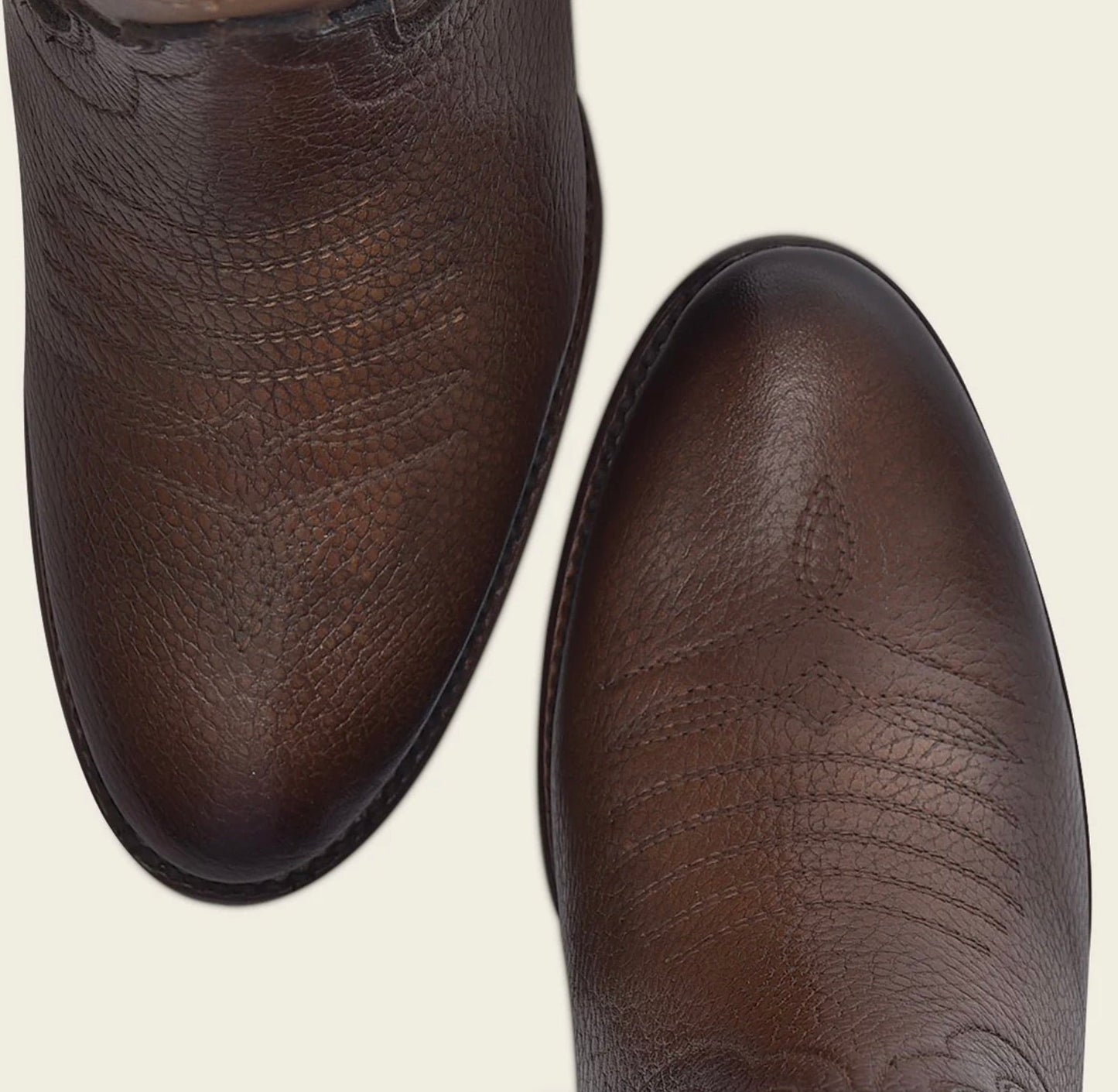 Western Style Brown Cowboy Boots