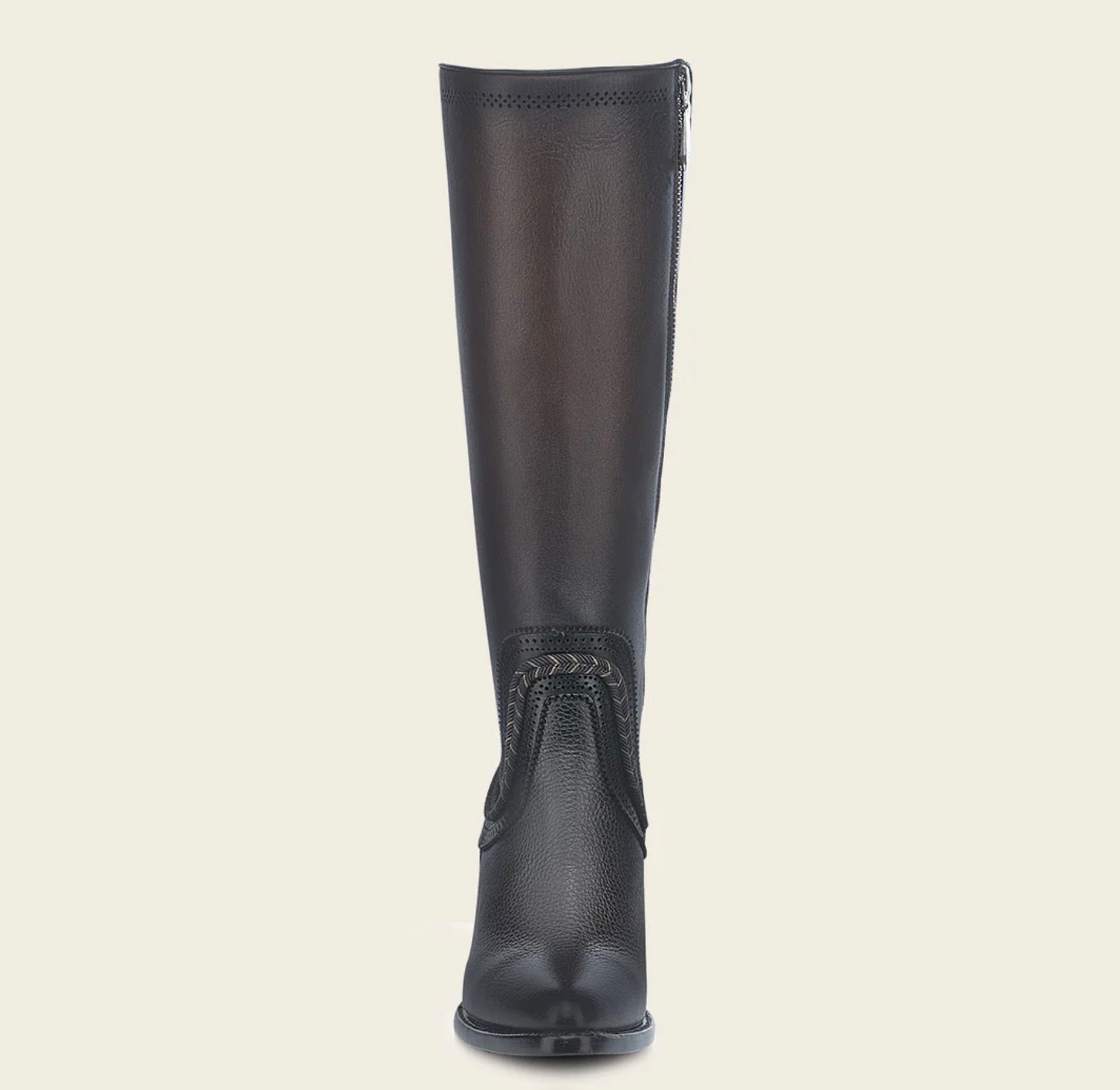 Cuadra Tall Elegant Bovine Boot front view with tall shaft