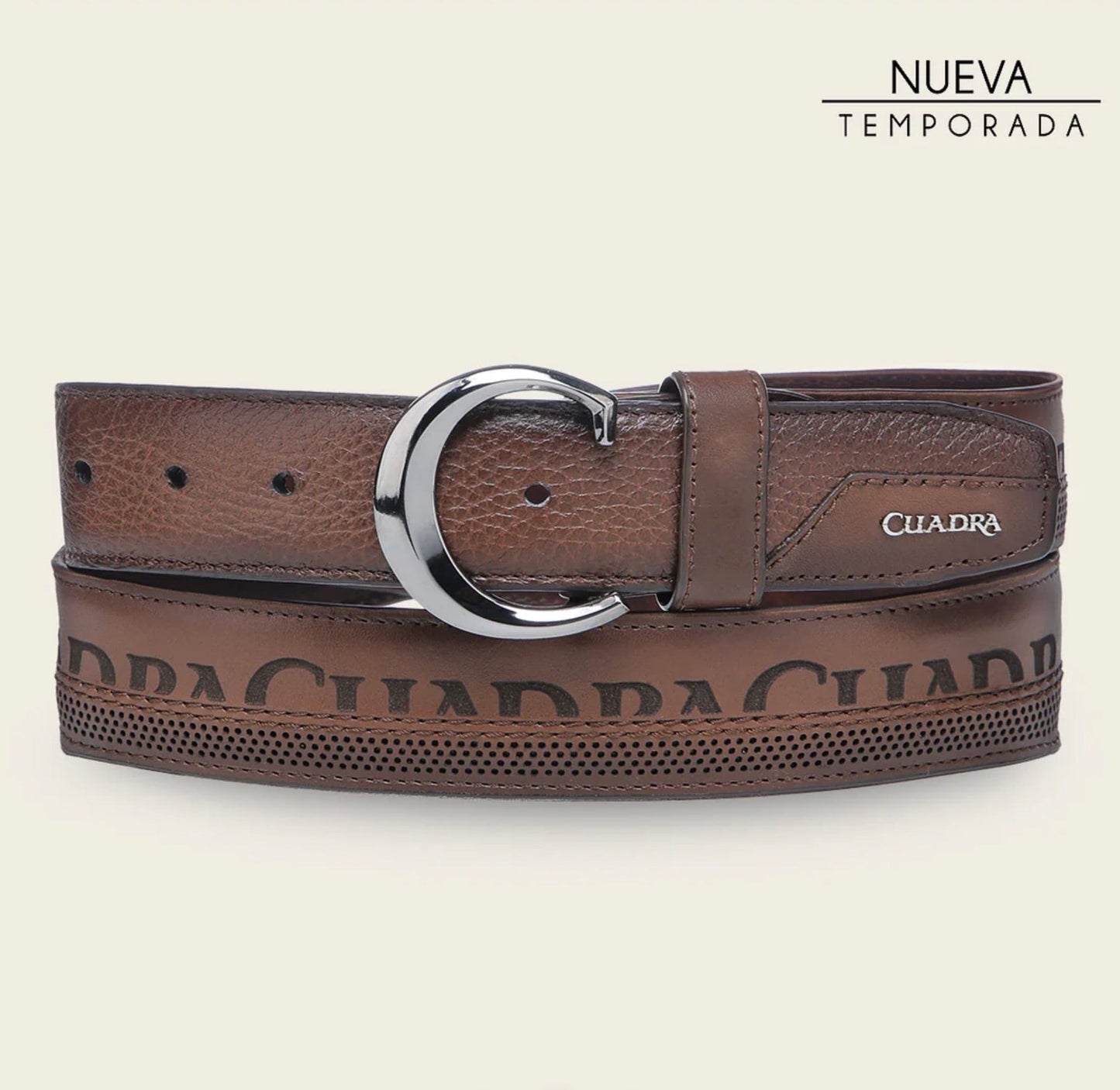 Casual Belt In Genuine Deer Leather