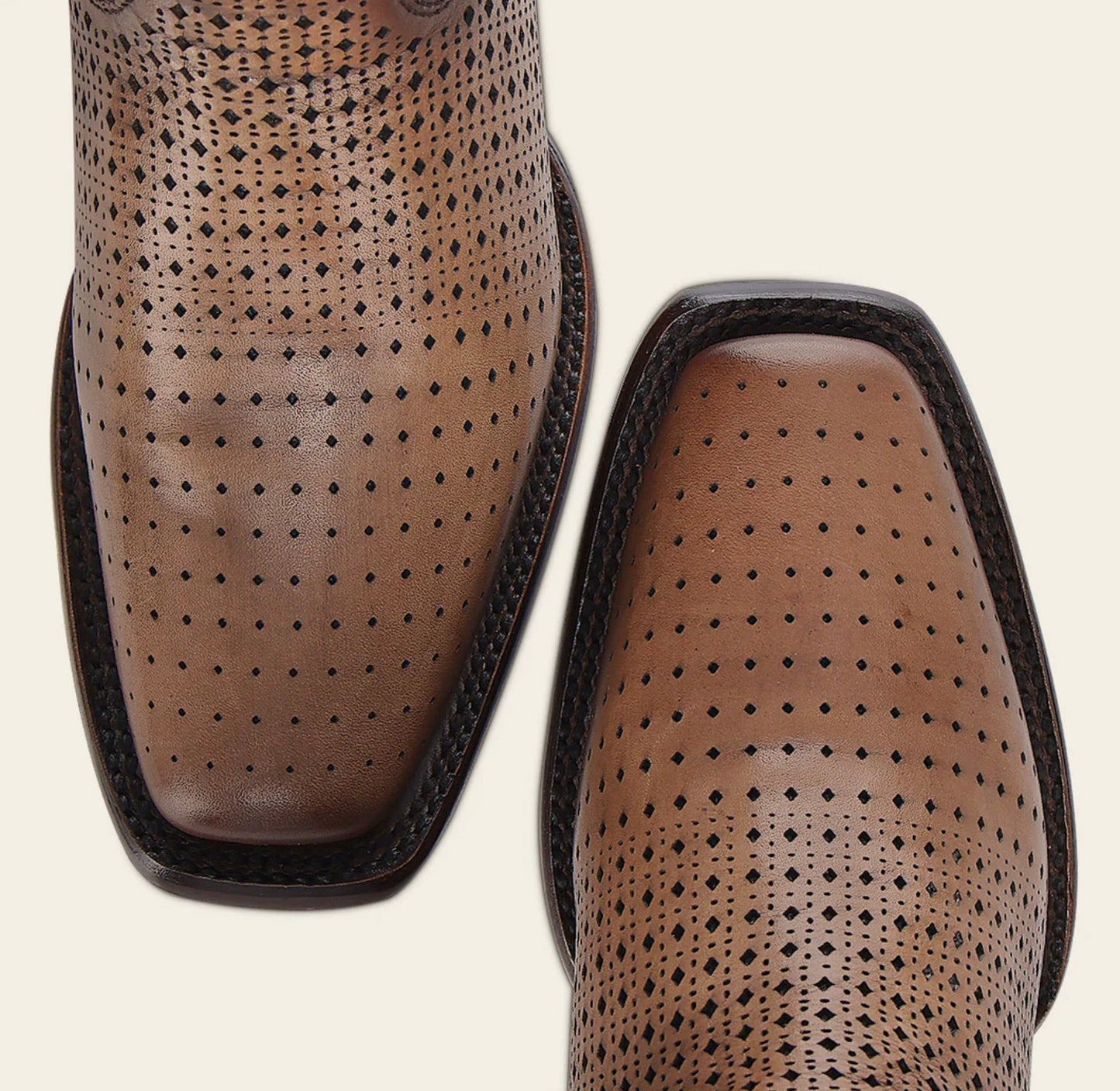 Western Rodeo Light Brown Bovine Boot