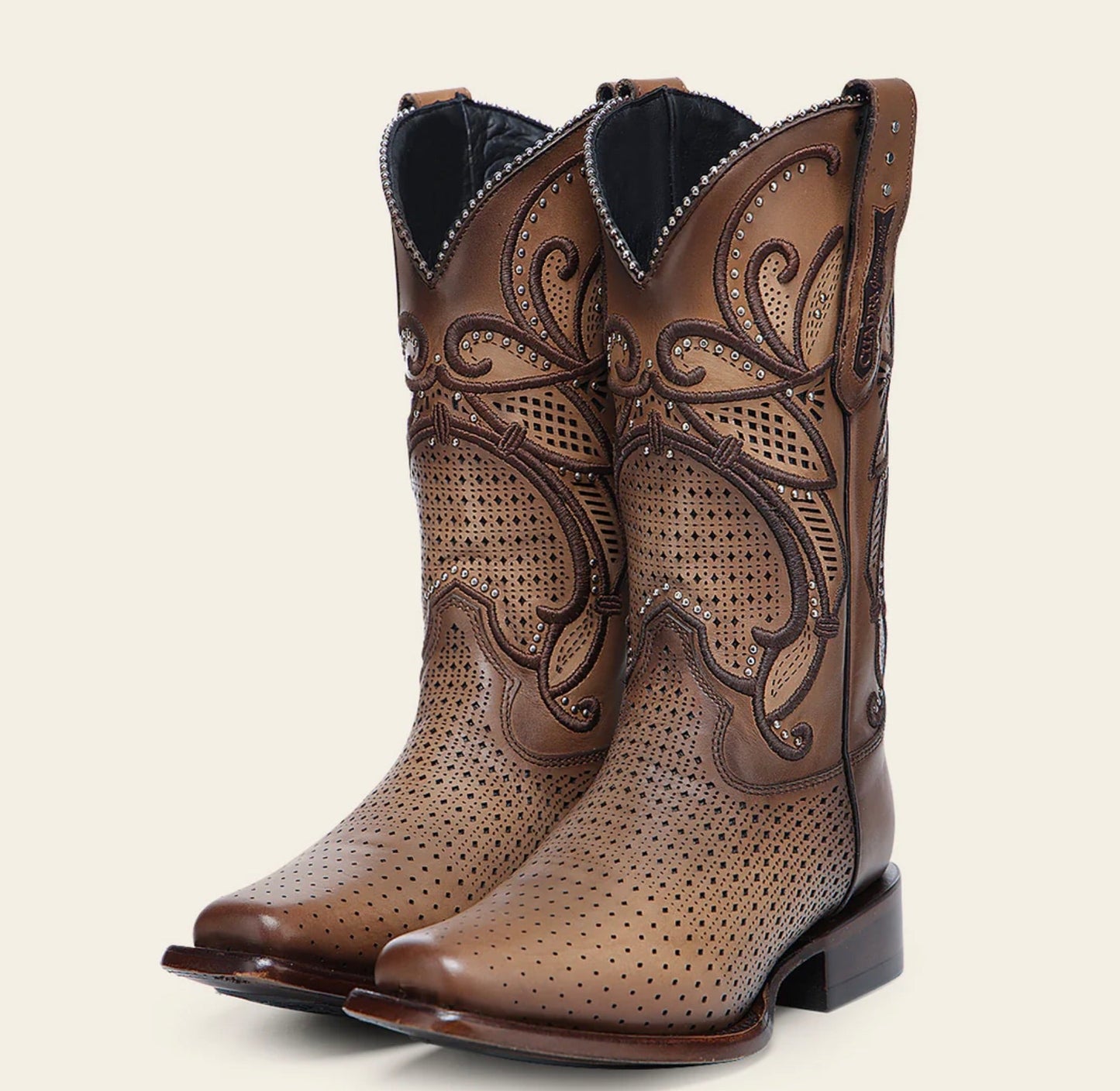 Western Rodeo Light Brown Bovine Boot