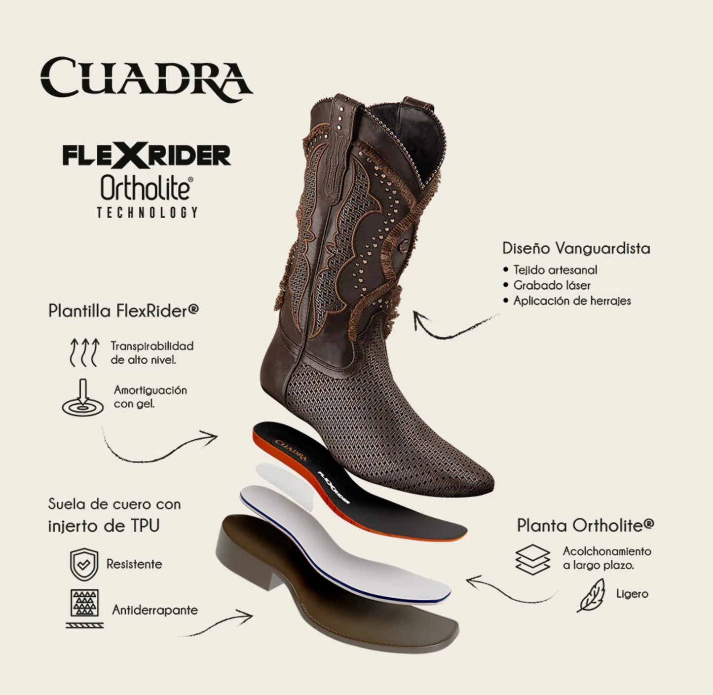 Western Rodeo Light Brown Bovine Boot