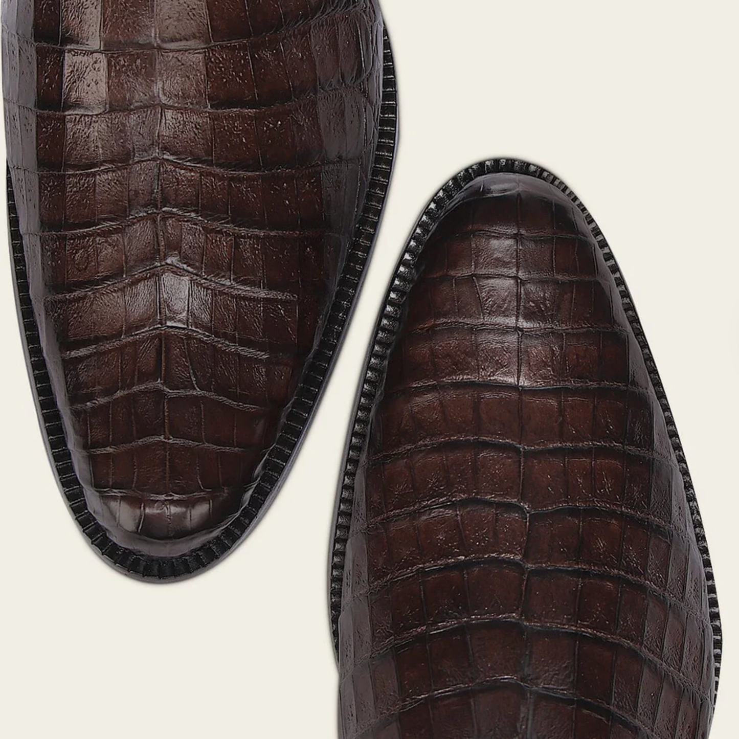 Bota de vestir de piel de cocodrilo genuina