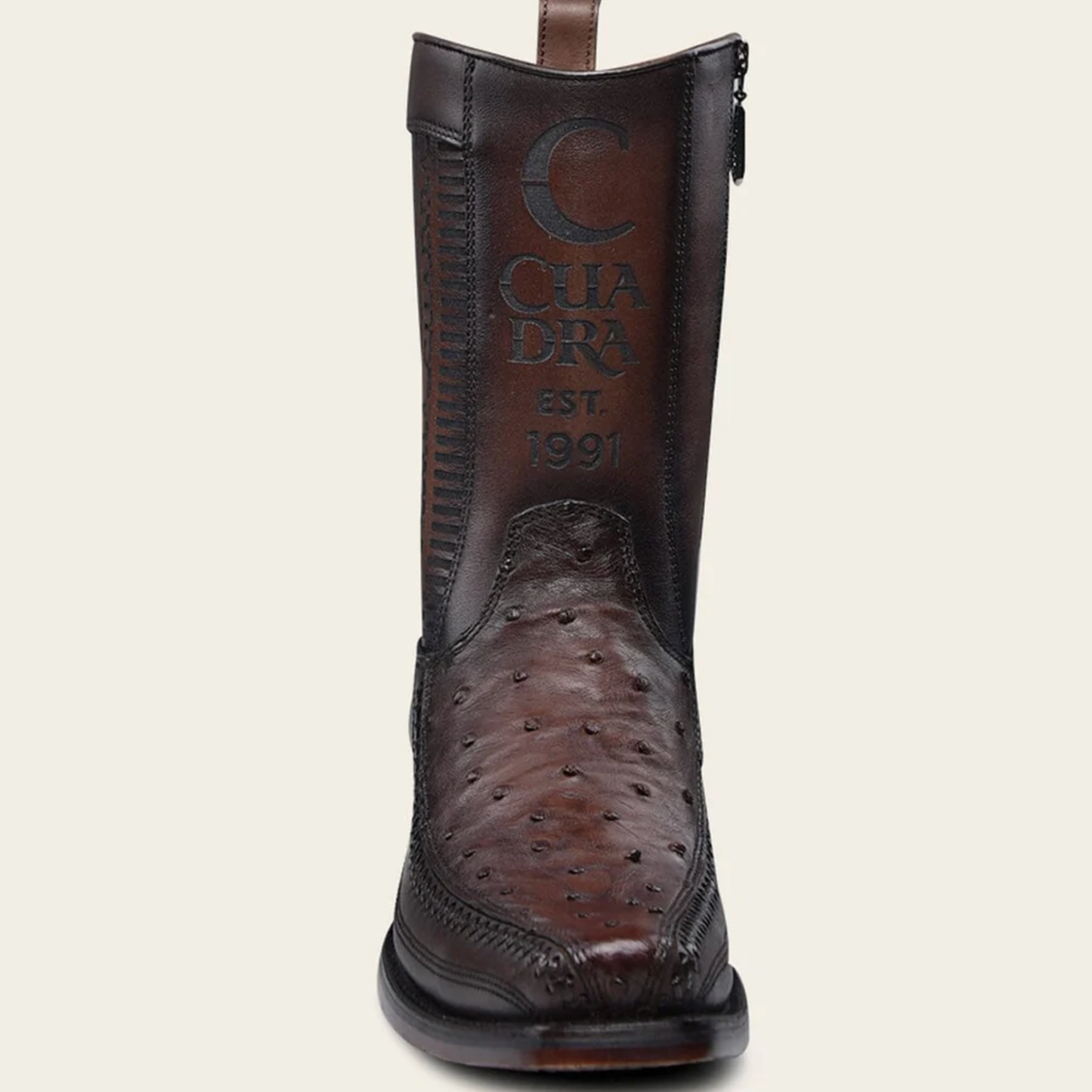 Genuine Ostrich Leather Casual Boot