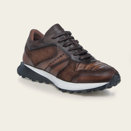 Zapatillas de piel de caimán auténtica