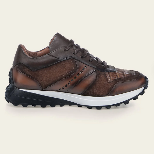 Zapatillas de piel de caimán auténtica
