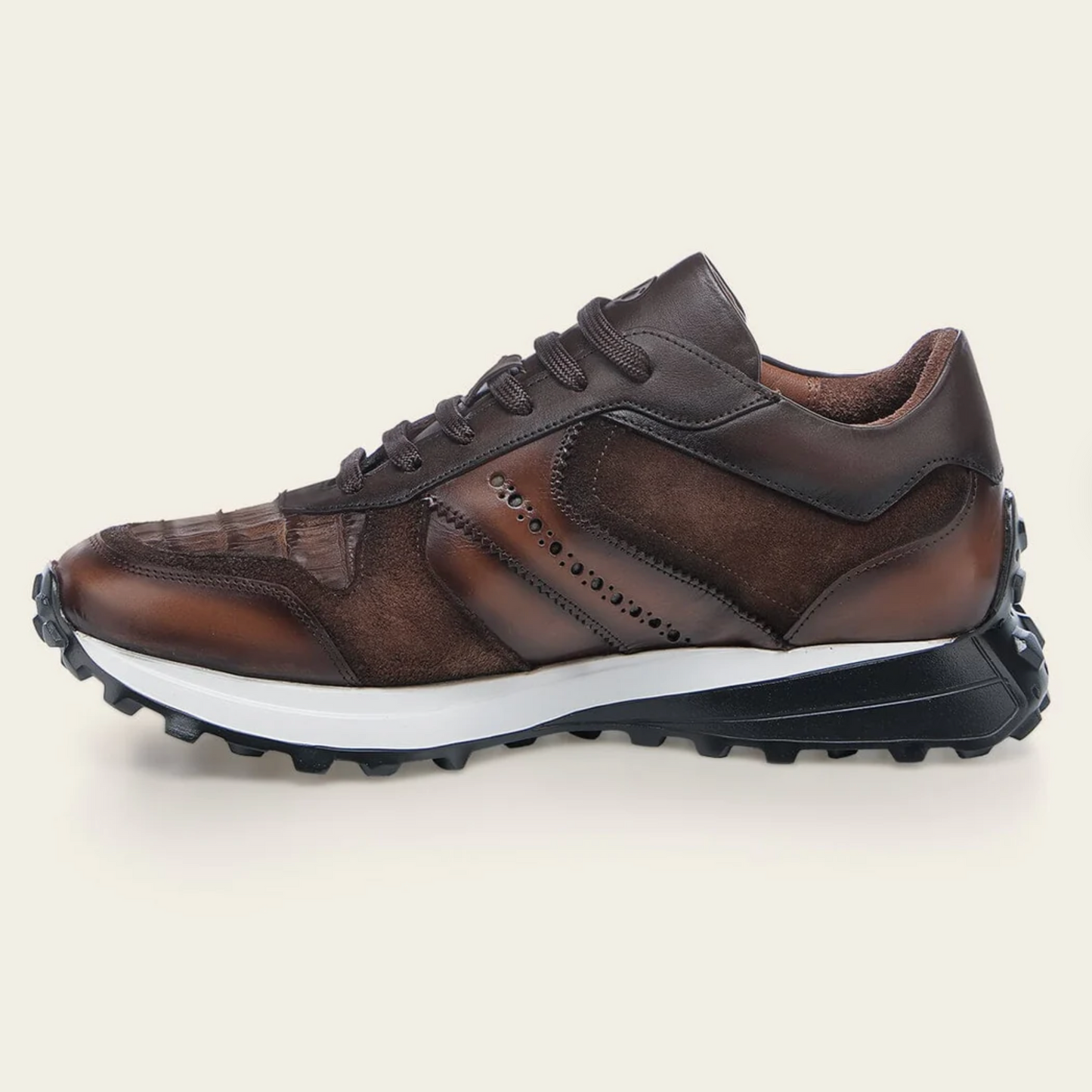 Zapatillas de piel de caimán auténtica