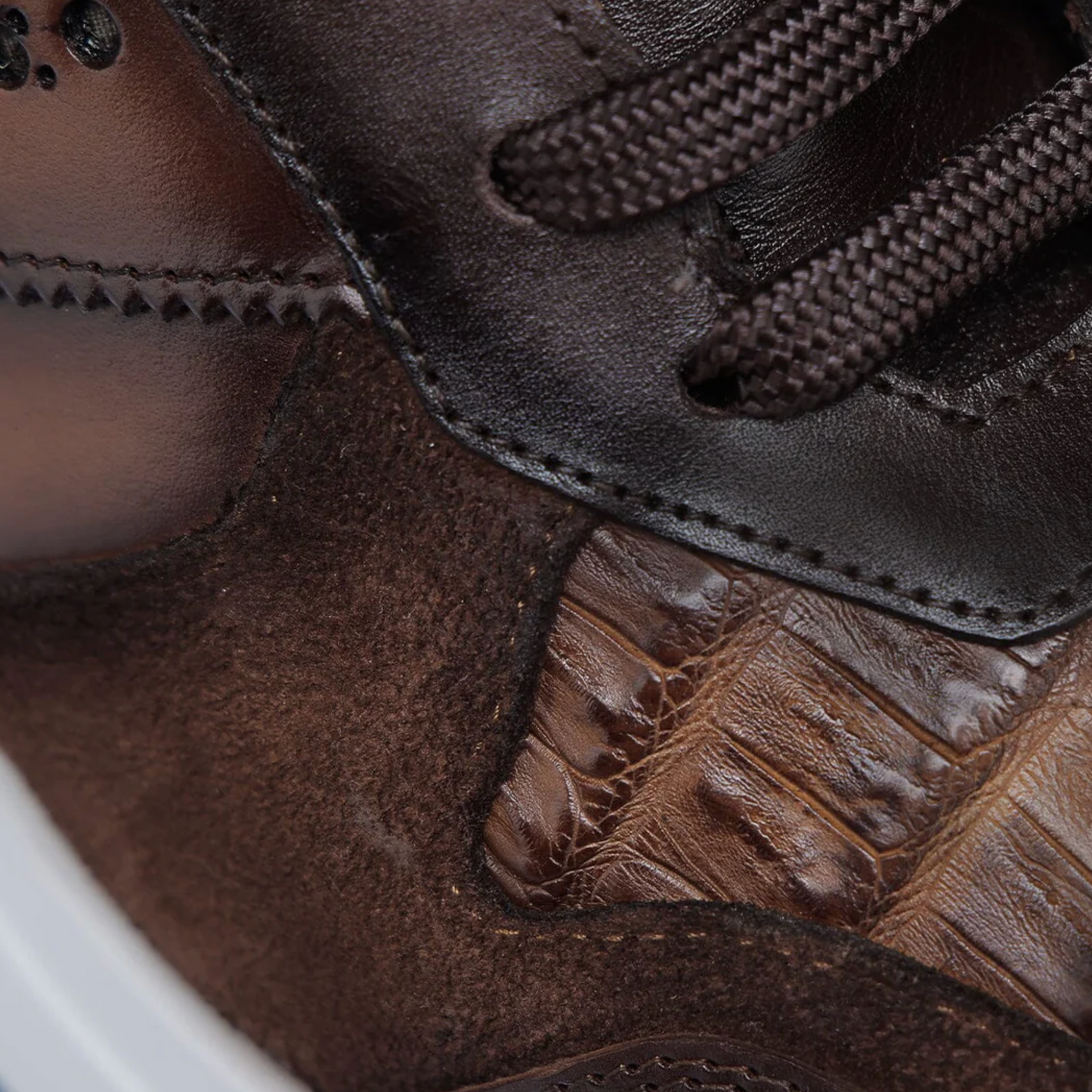 Zapatillas de piel de caimán auténtica