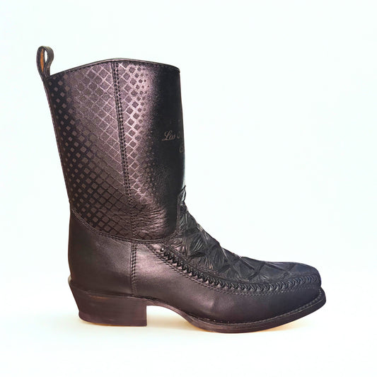 Los Altos Inverted Pirarucu 7X Toe Low Shaft Boot side view