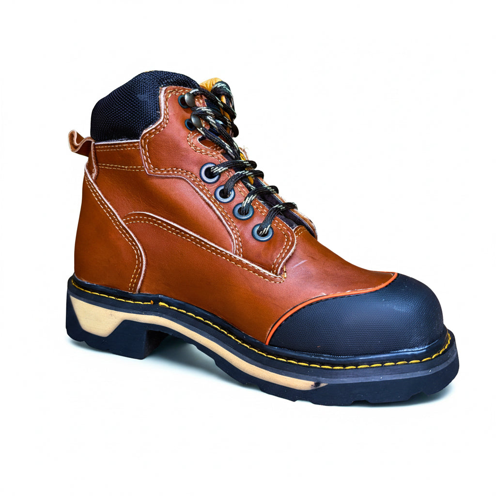 Cerro 620 Napa Nuez CA Puntera Acero Work Boot front angle