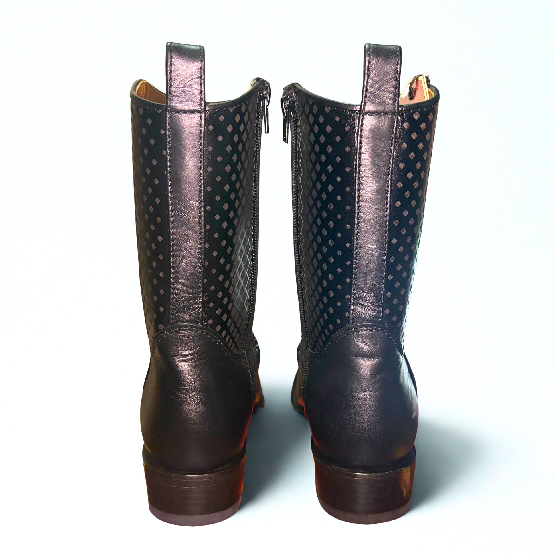 Los Altos Stingray Single Stone 7X Toe Low Shaft Boot rear view