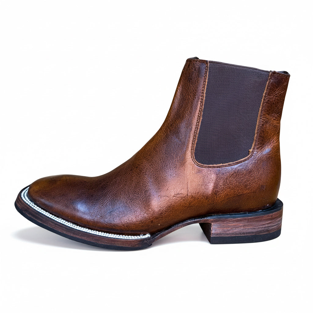 Cerro Flooter 1760 Whisky Cafe Square Toe Botin side view