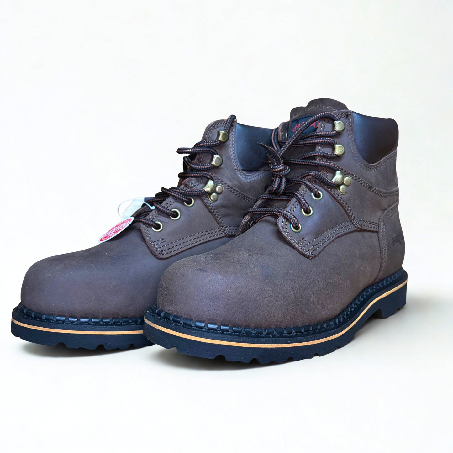 Laredo Hub & Tack Steel Toe Boot angled pair view