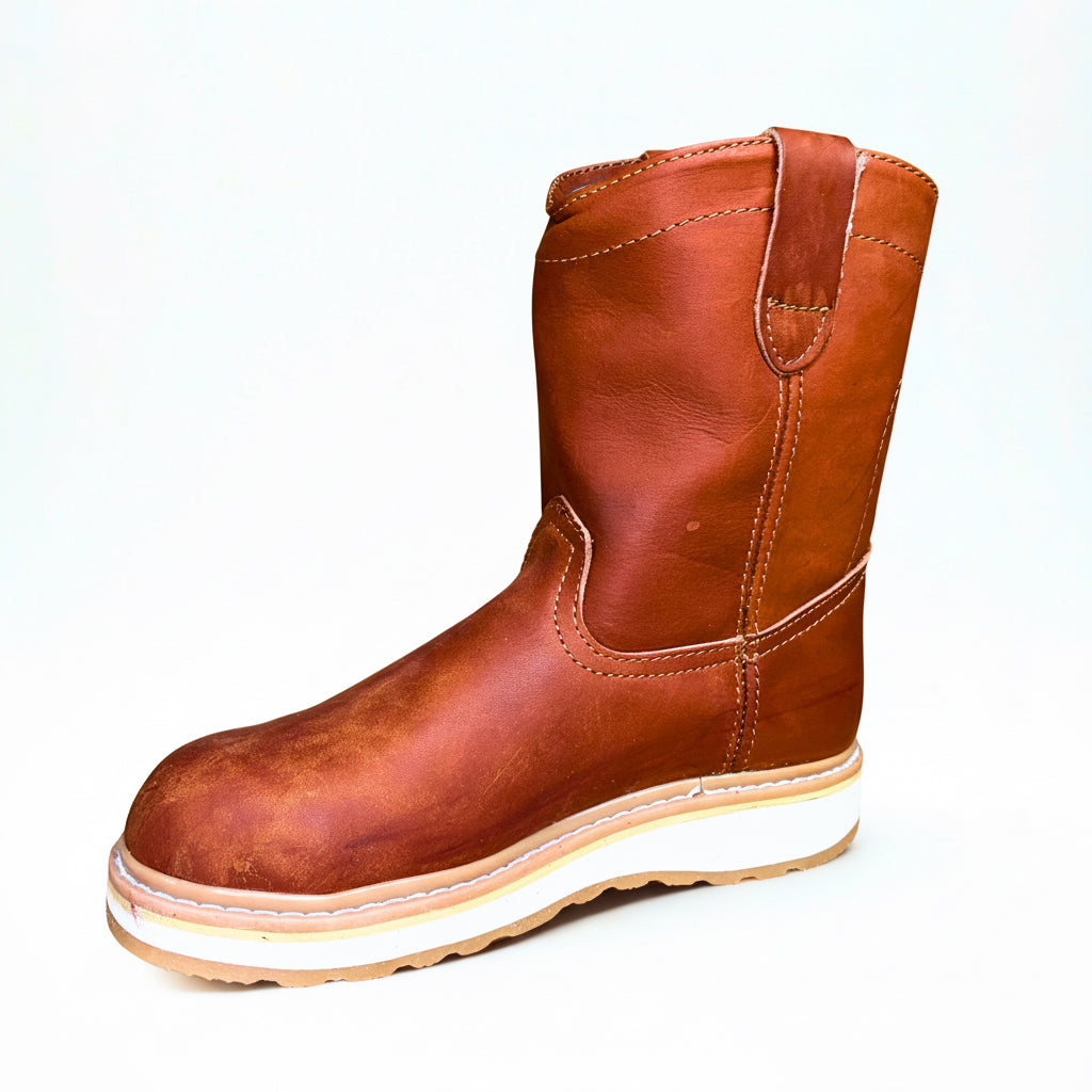 Bota de trabajo con puntera y casco de seguridad Cerro 805 Rooper Piel Nuez