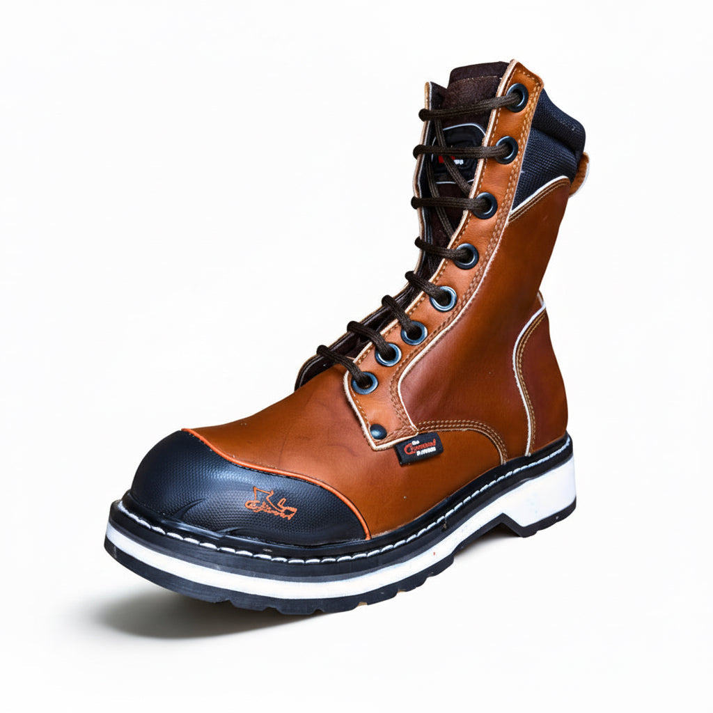 Cerro 750 Industrial steel toe work boot angled side profile