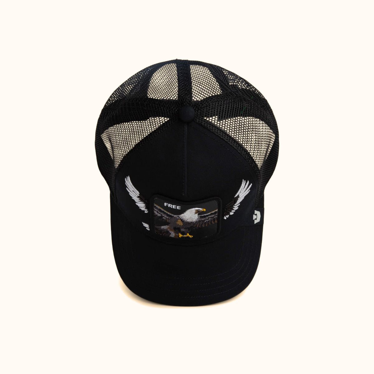 Goorin Bros. Wings Free Eagle Trucker Hat top view