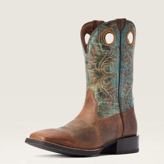 Bota de vaquero de rodeo deportivo