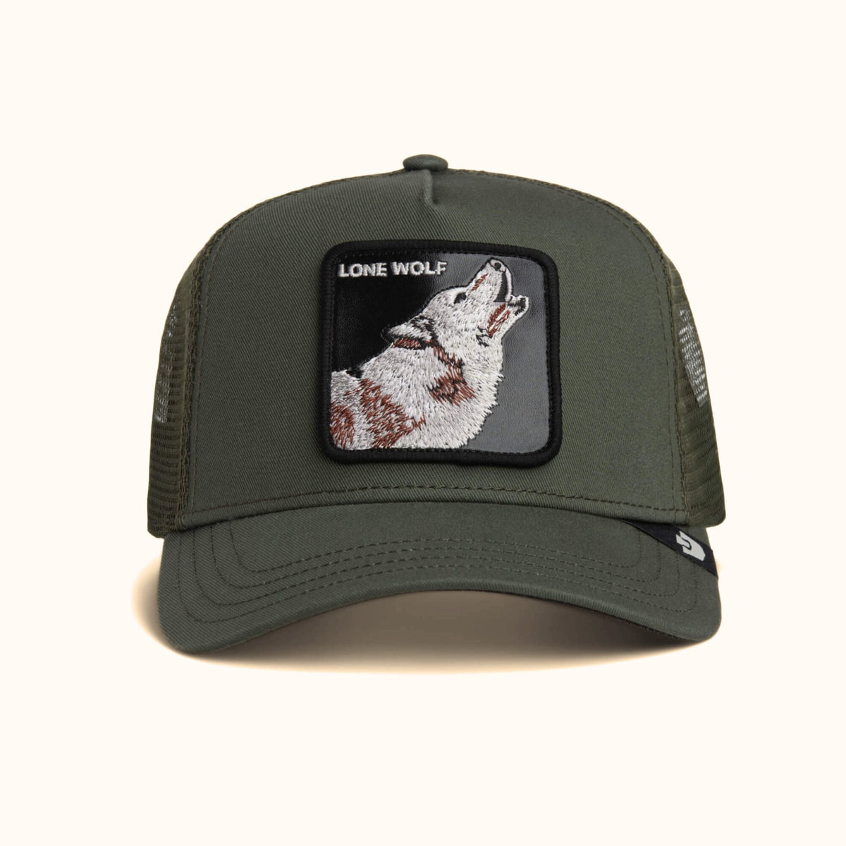 Goorin Bros. Lone Wolf Trucker Hat front view