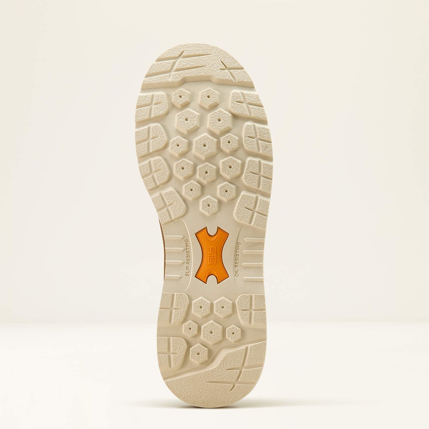 Ariat Rebar Wedge Chelsea Waterproof Work Boot outsole view showing tread pattern