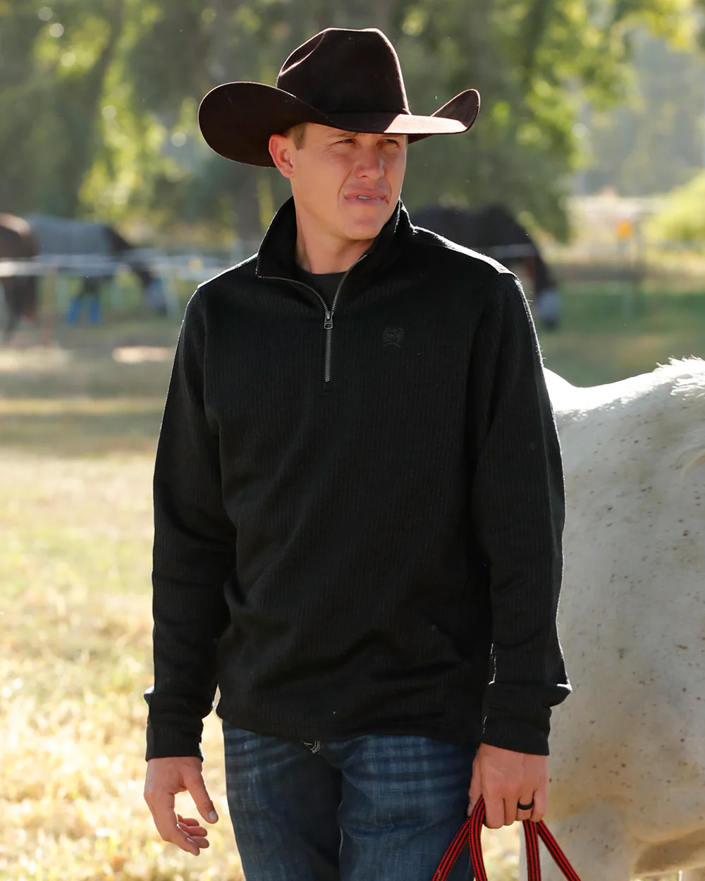 Sudadera Cinch para hombre con cremallera de 1/4